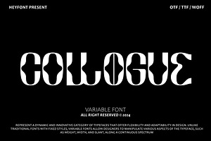 Collogue - Variable Font