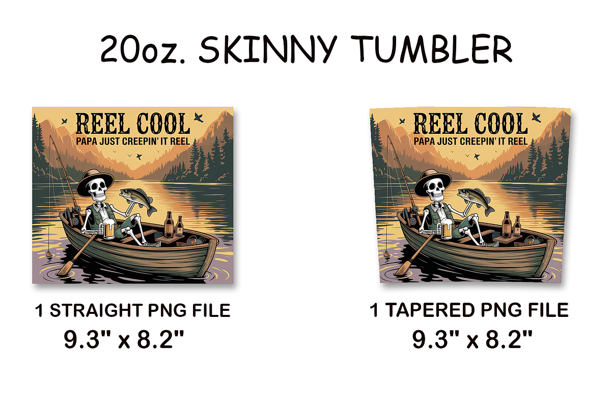 Funny Skeleton Fishing 20oz Tumbler, an Arts & Entertainment Photo by LamanAzalea (Photo 2 of 2)