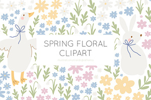 Spring Floral Clipart