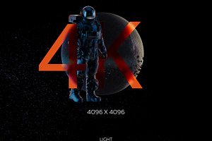 3D Mockup Space Astronaut 06