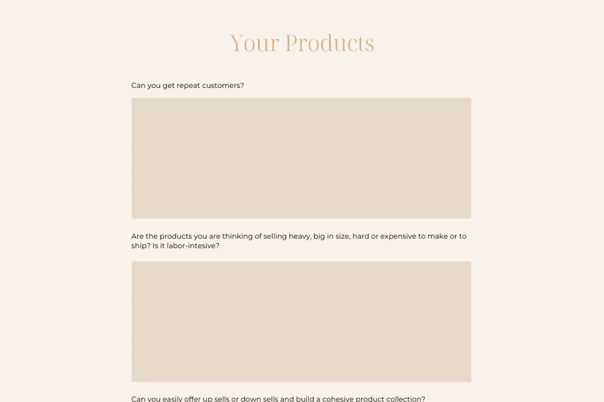Handmade Business Planner, a Print Template by Brand Your Biz Co. (Photo 8 of 10)
