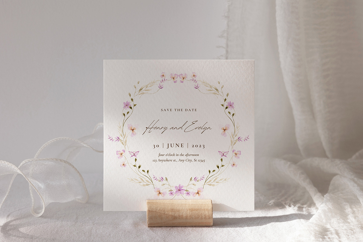 Watercolor Summer Wildflowers, a Decorative Illustration by Altea Design Studio (Photo 6 of 13)