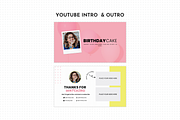 Cute YouTube Branding Kit for Canva, a Social Media Template by ltsdesigns (Thumbnail 4 of 5)
