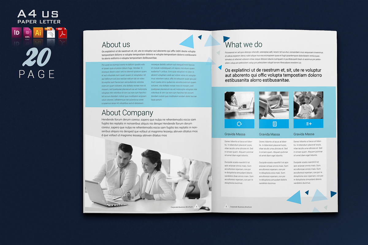 Annual Report Template, a Brochure Template by artico (Photo 3 of 11)