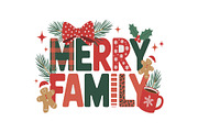 Holiday Vibes Mama Quote SVG Bundle, an Object Graphic by yasushie (Thumbnail 2 of 13)