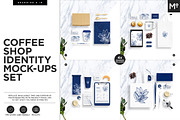 Coffee Shop Identity Mock-ups Set, a Cups & Container Mockup by Mocca Mockups Store (Thumbnail 1 of 10)