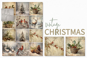 Vintage Christmas Paintings