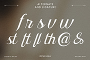 Ophelina - Duo Font, a Script Font by Inviline.co (Thumbnail 4 of 10)