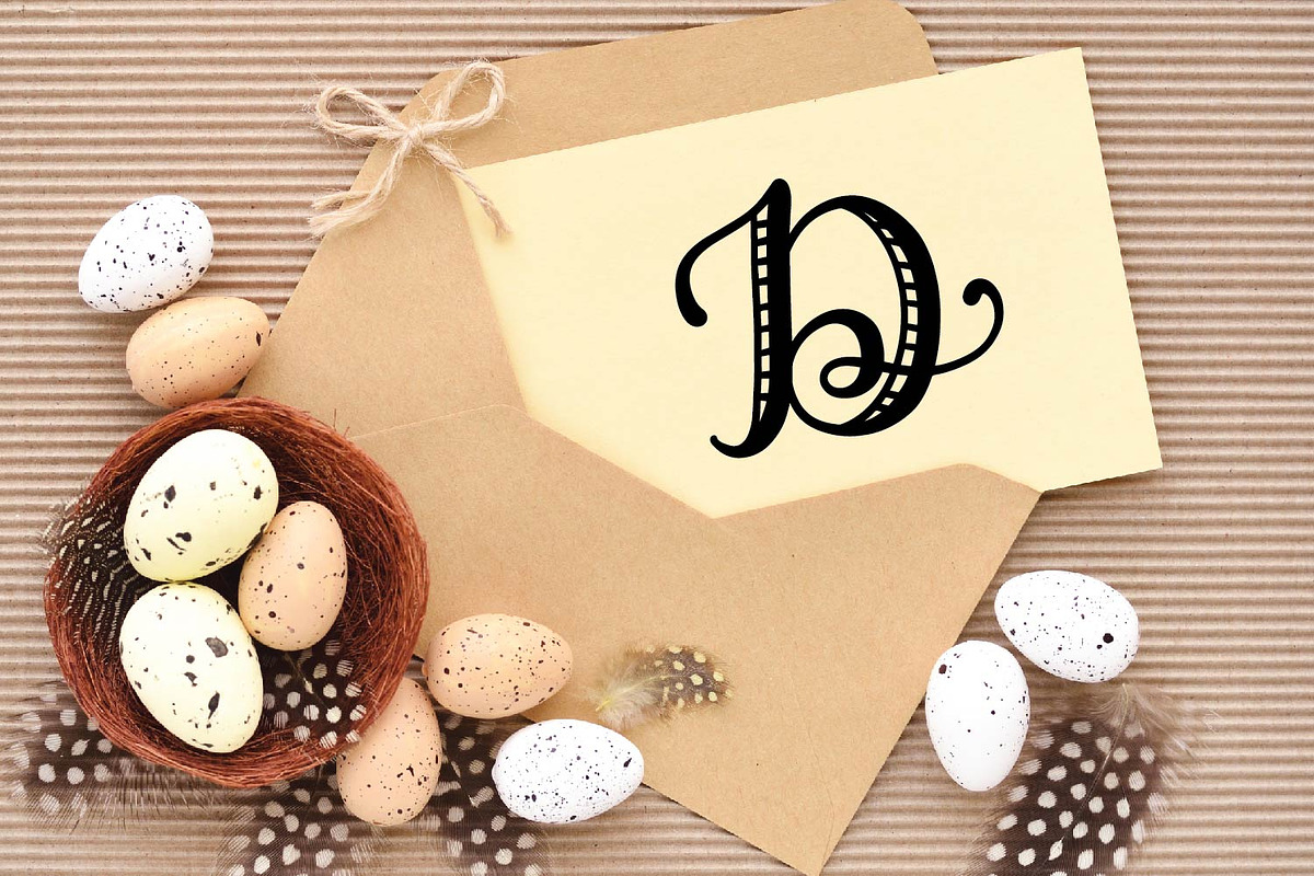 Hand Lettered Monogram preview 8