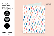 US A2 Greeting Card Photoshop Mockup, a Product Mockup by Rocket & Indigo (Thumbnail 2 of 3)