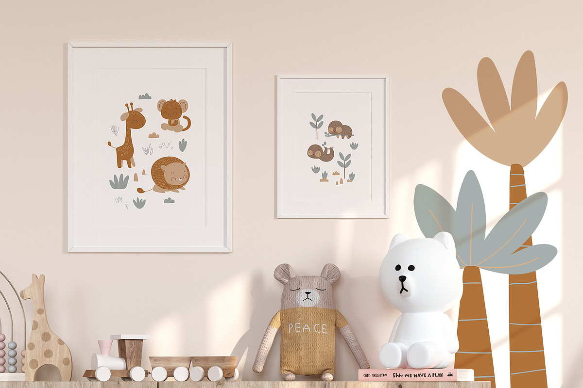 Safari - Kids collection, an Animal Illustration by tata_ota (Photo 13 of 17)