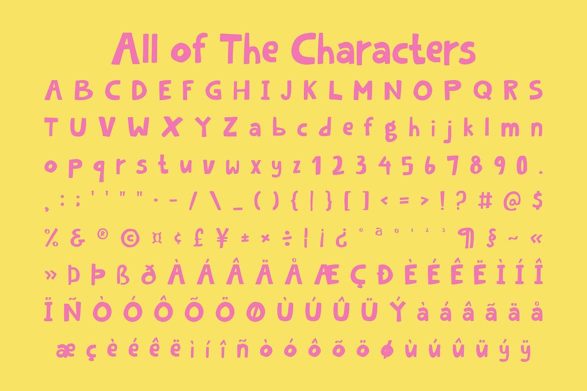 CS Gregory – Quirky Font, a Sans Serif Font by Craft Supply Co. (Photo 8 of 8)