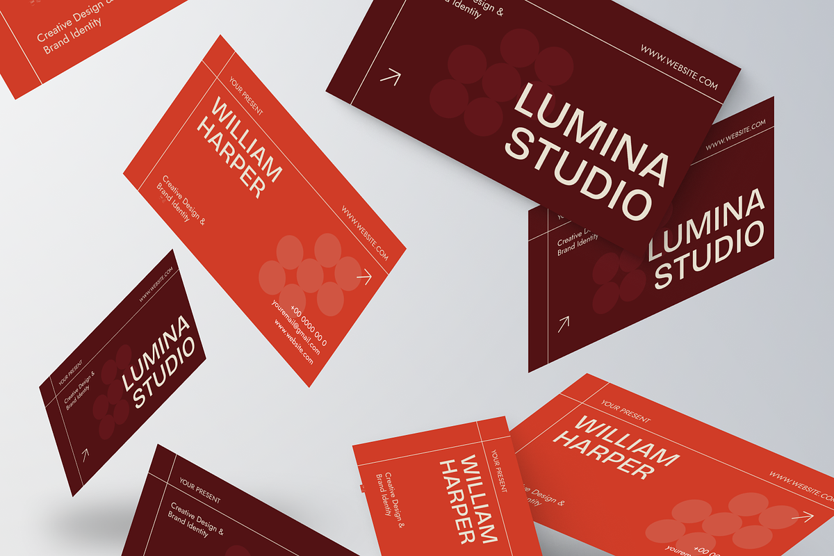 Modern Minimalist Business Card, a Business Card Template by Annora Studio (Photo 3 of 6)