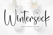 Wintersock | Script Font, a Handwritten Font by Scratchones (Thumbnail 1 of 8)