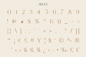 Aelyn - Ligature Serif Font