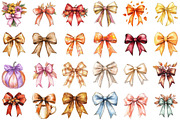 Fall Watercolor Cute Coquette Bows P, an Illustration by Sublimation Artist (Thumbnail 2 of 6)