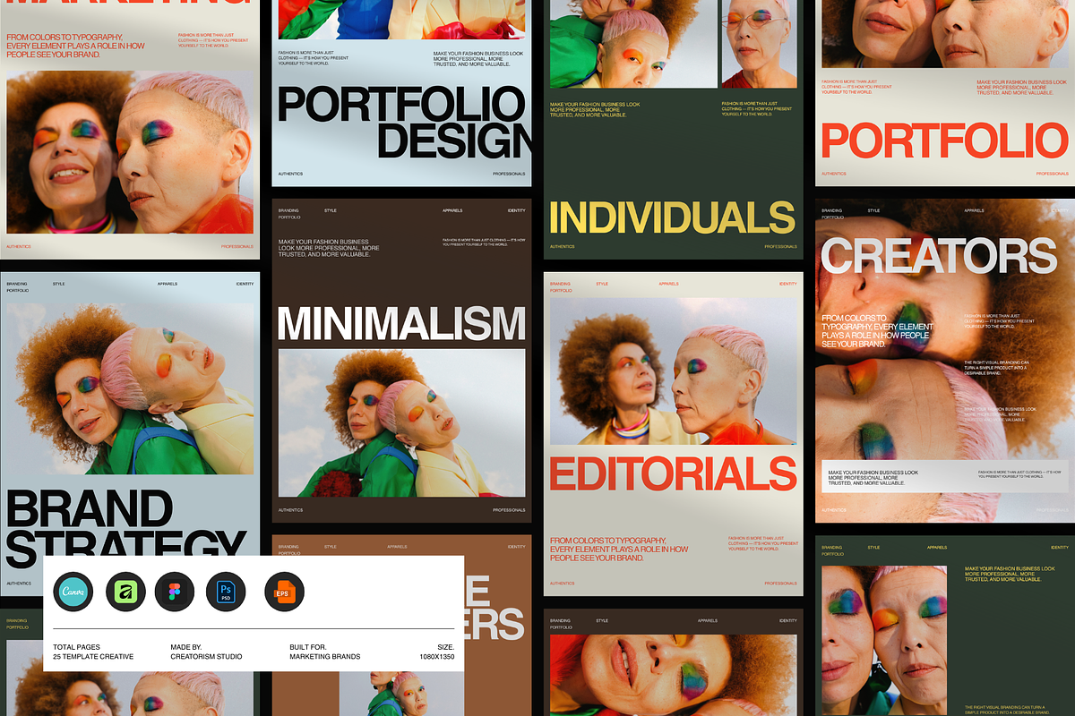 Brand Strategy Social Media Template, a Social Media Template by Creatorism (Photo 1 of 10)