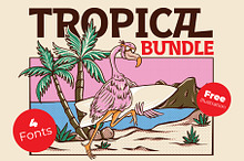 Tropical Summer Font Bundle