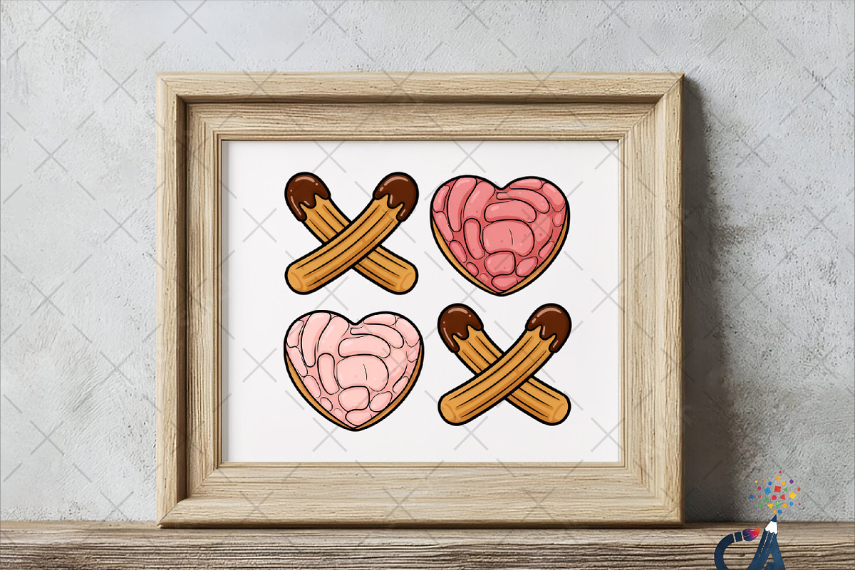 Concha XOXO Valentines Png, an Illustration by Creative Art (Photo 6 of 6)