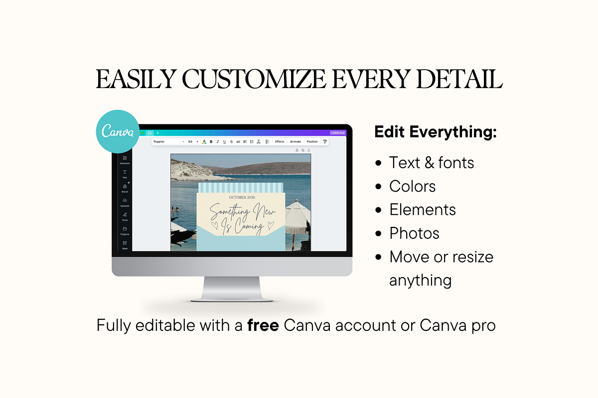 Coastal Scrapbook Instagram, a Social Media Template by Anna Design Studio (Photo 5 of 11)