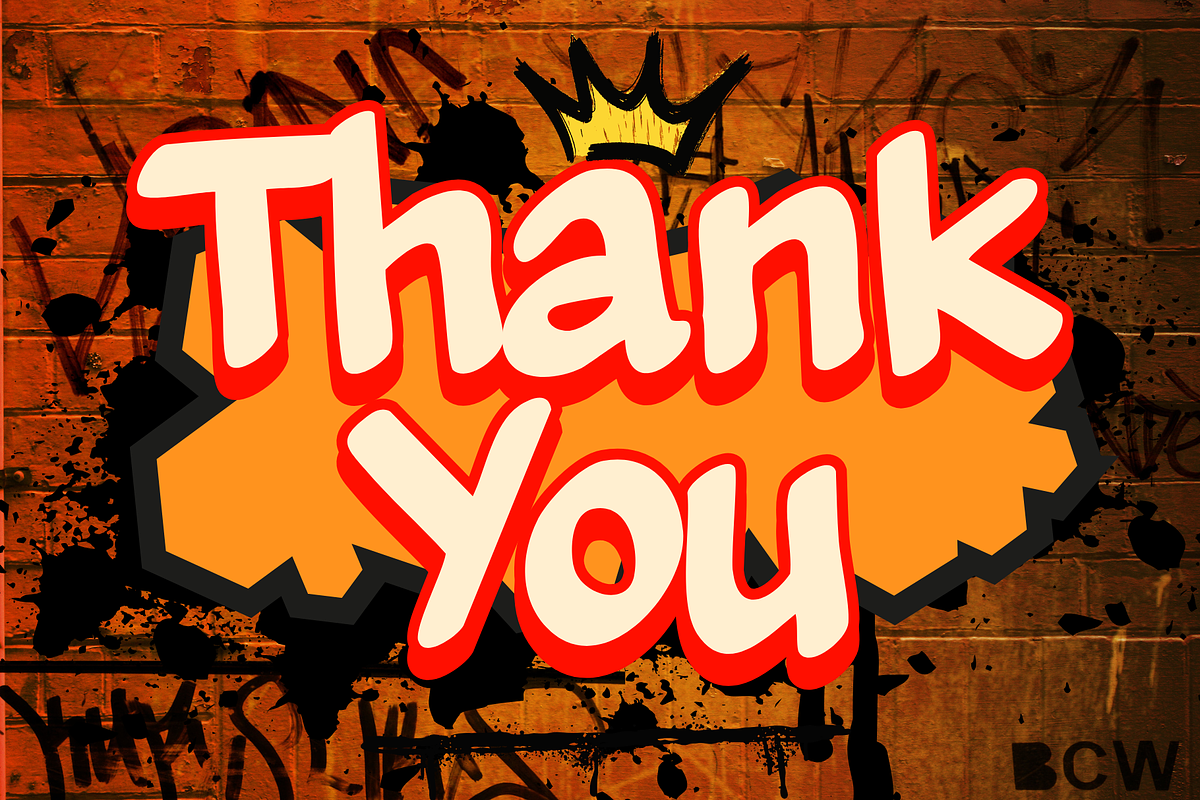 Blockbomb is a cool graffiti font, a Handwritten Font by Brown Cupple (Photo 8 of 8)