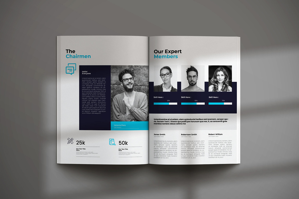 Annual Report Brochure Template, a Brochure Template by Creative-Work (Photo 4 of 8)