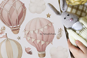 balloon Watercolor Graphics patterns, an Animal Illustration by TanyaSchuka (Thumbnail 3 of 10)