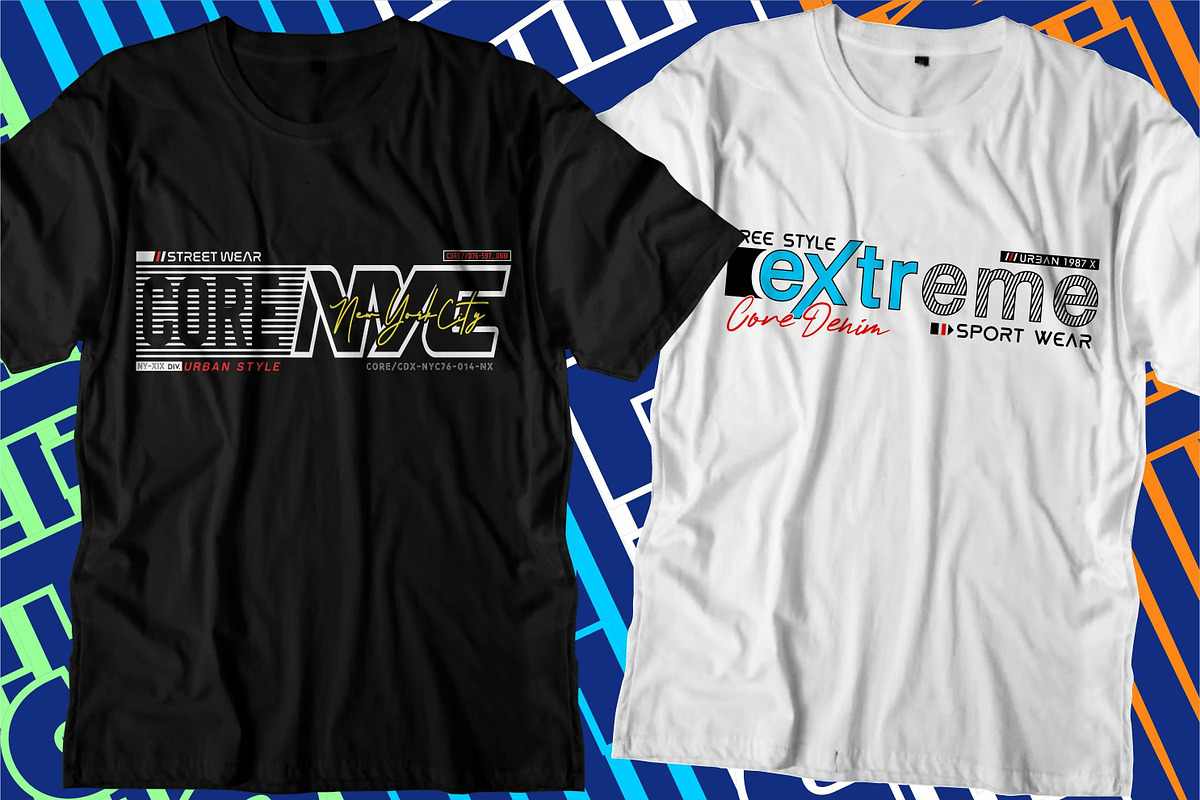 Urban City Typography T Shirt Design, a Graphic by D2PUTRI (Photo 15 of 26)