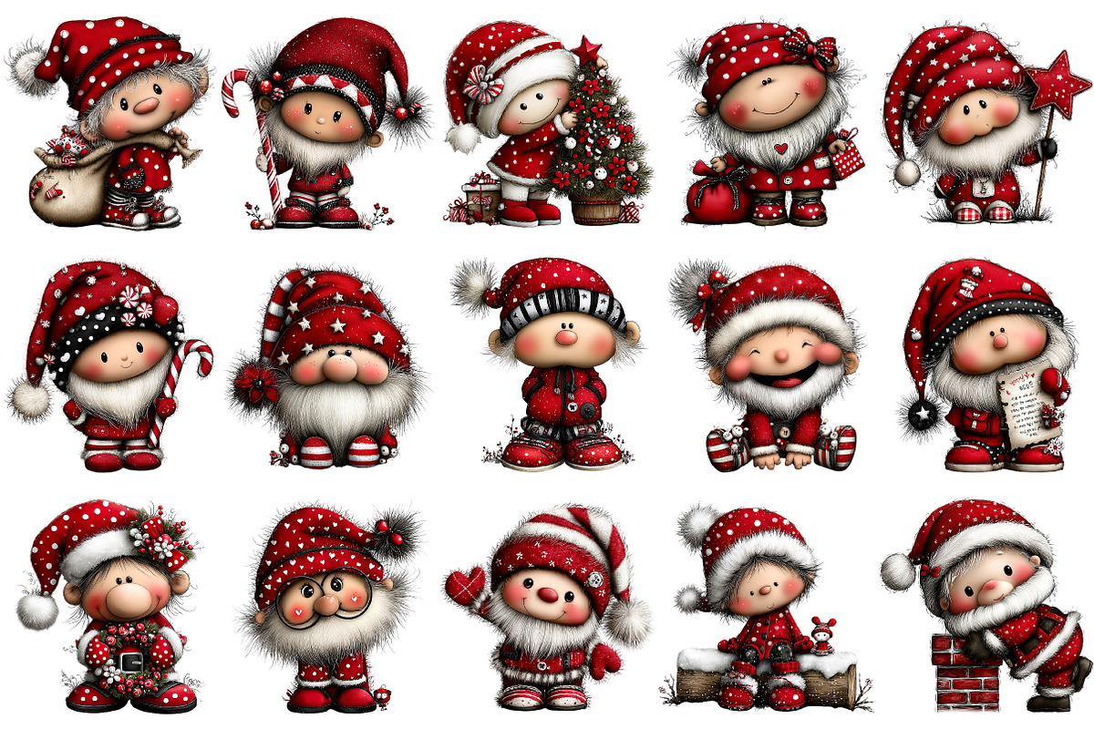 Whimsical Santa Claus Sublimation, an Illustration by Pixels.Craft (Photo 5 of 6)