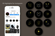 Mystical Cats. Lunar & celestial set, an Object Graphic by Sofico (Thumbnail 12 of 17)