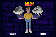 Main Drag Display Font, a Sans Serif Font by Holt510 (Thumbnail 3 of 10)