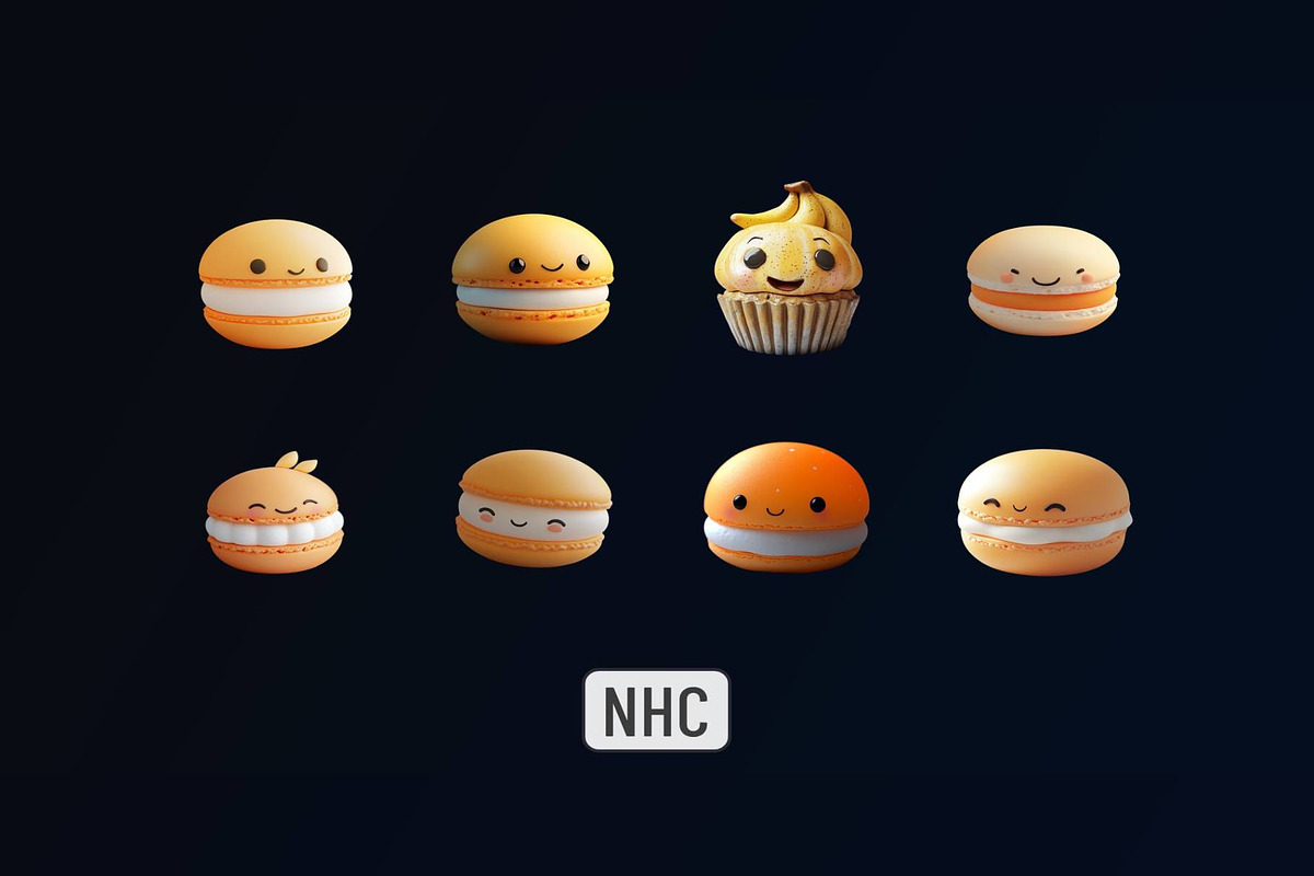 NHC – Cute Sweet Treats, a Food Illustration by New Horizon Creators (Photo 4 of 7)