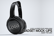 The Headset Mock-Ups, a Product Mockup by Designer Essentials (Thumbnail 1 of 11)