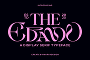 Ebamo - Serif Display Font, a Serif Font by Marvadesign (Thumbnail 1 of 9)