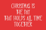 Clechas Christmas Display Font, a Serif Font by Maulana Creative (Thumbnail 3 of 7)