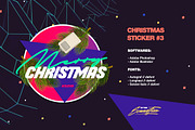 80's Stickers - christmas|newyear, a Branding & Logo Template by Sonnyfive (Thumbnail 5 of 10)