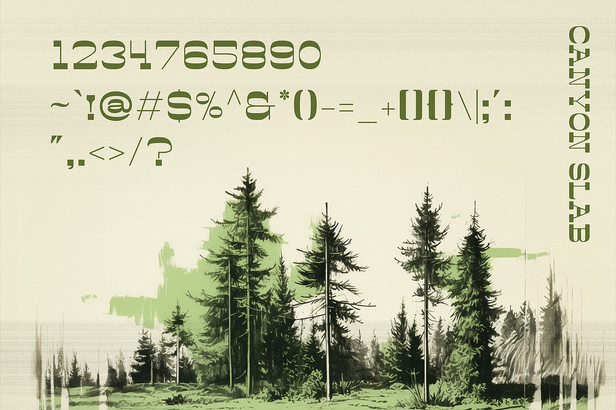 Canyon Slab - Wild West Typeface, a Slab Serif Font by HipFonts (Photo 8 of 9)