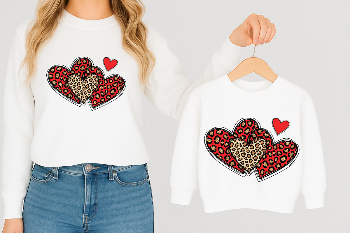 Leopard Plaid Hearts Png, an Illustration by Libby Wishes (Photo 5 of 7)