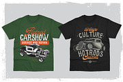 Vintage style hotrods collection, a Transportation Illustration by The BolzStudio (Thumbnail 4 of 8)