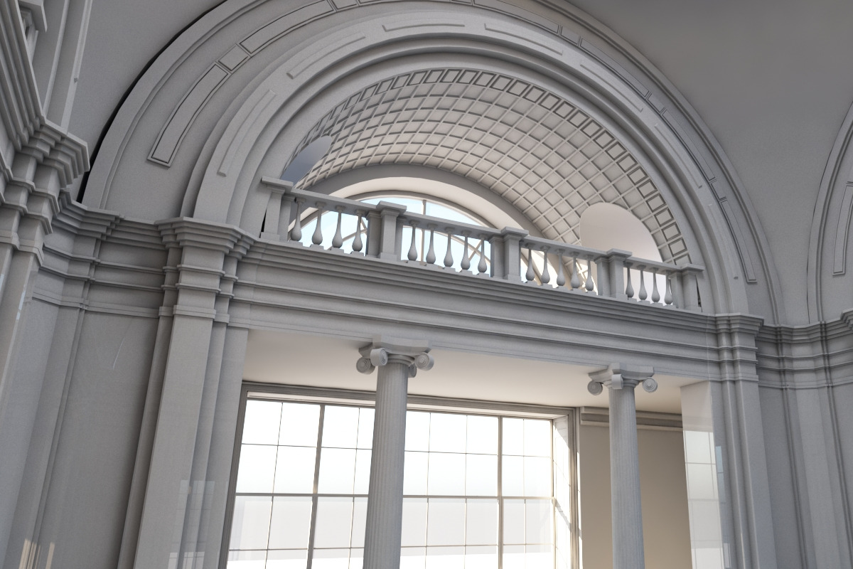 Classic Interior Scene 2, an Architecture 3D Model by Giimann (Photo 8 of 10)