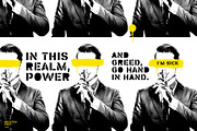 Bocsten – Splashed Stencil Font, a Sans Serif Font by Drizy (Thumbnail 7 of 9)