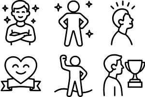 Vector illustration line icons, an Illustration by ZinetroN