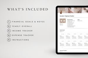 Income & Expense Tracker Template