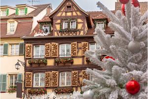 Traditional Half Timbered House with
