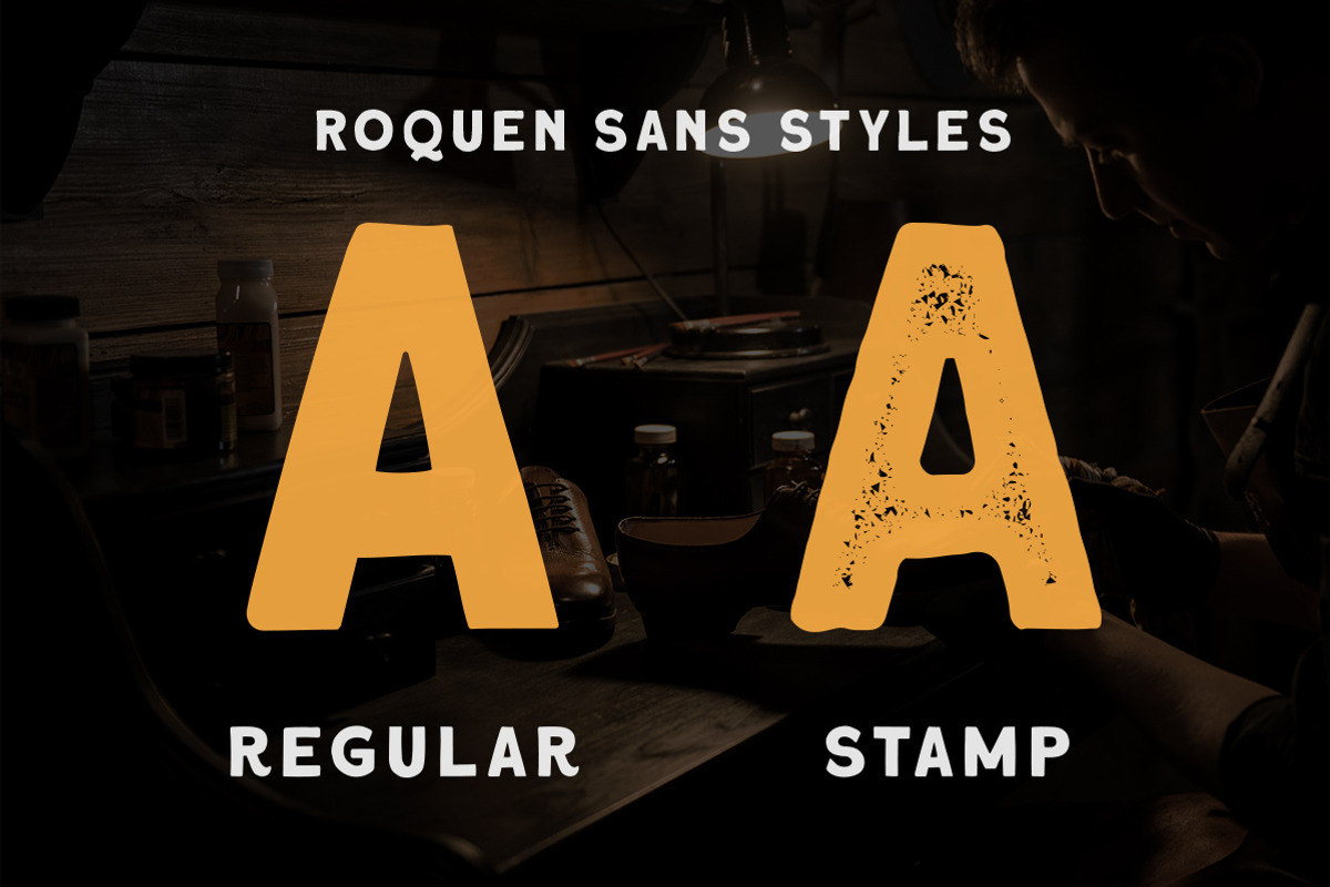 Roquen - A Hand Drawn Typeface preview 3