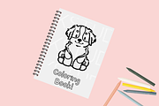 Bernese Mountain Dog Procreate Stamp, a Brush Add-On by HalieKStudio (Thumbnail 5 of 9)