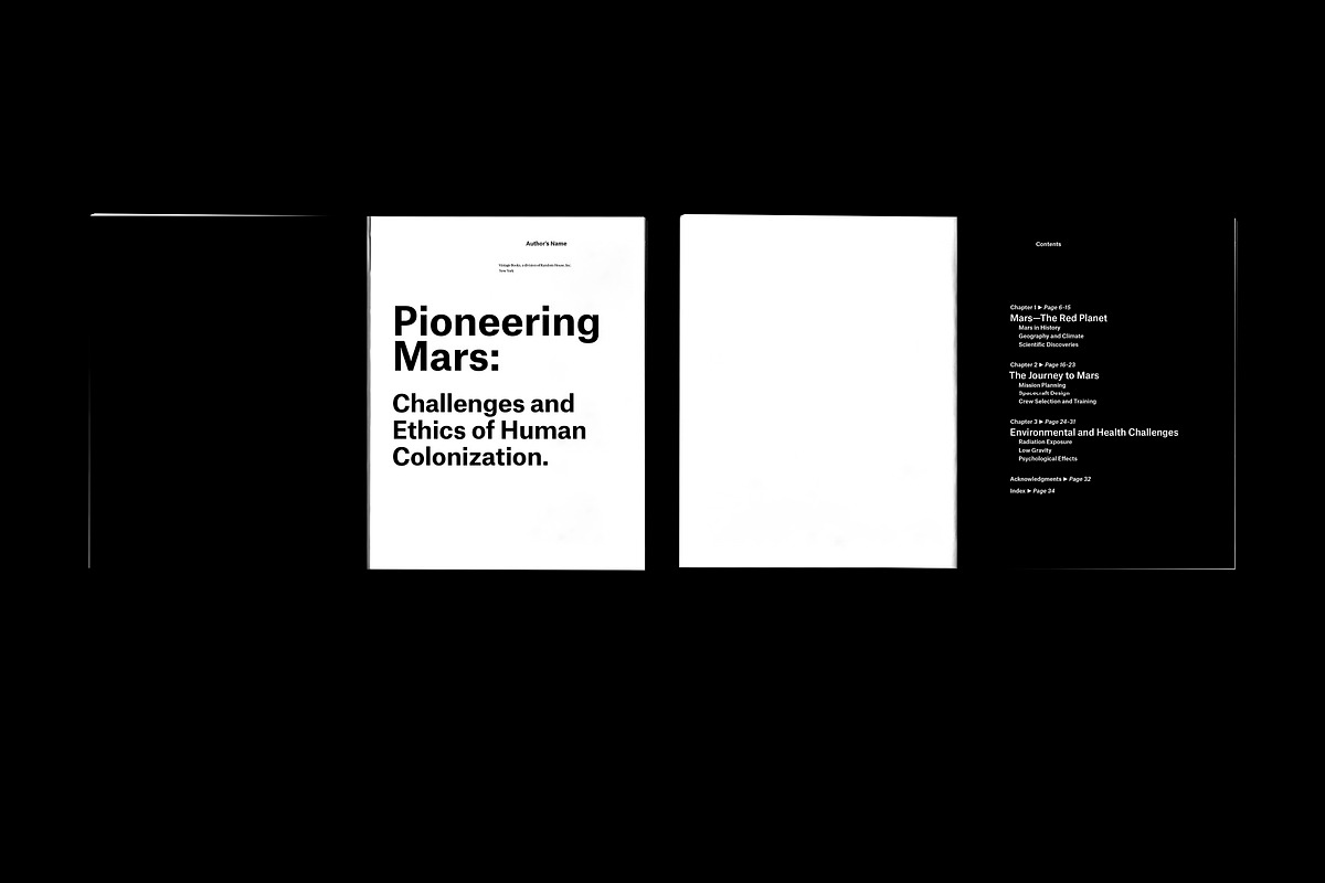 Modern Science InDesign Book 5.5x7" preview 7