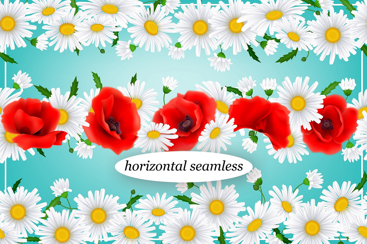 Red Poppies and Chamomile, a Decorative Illustration by artabramova (Photo 3 of 5)