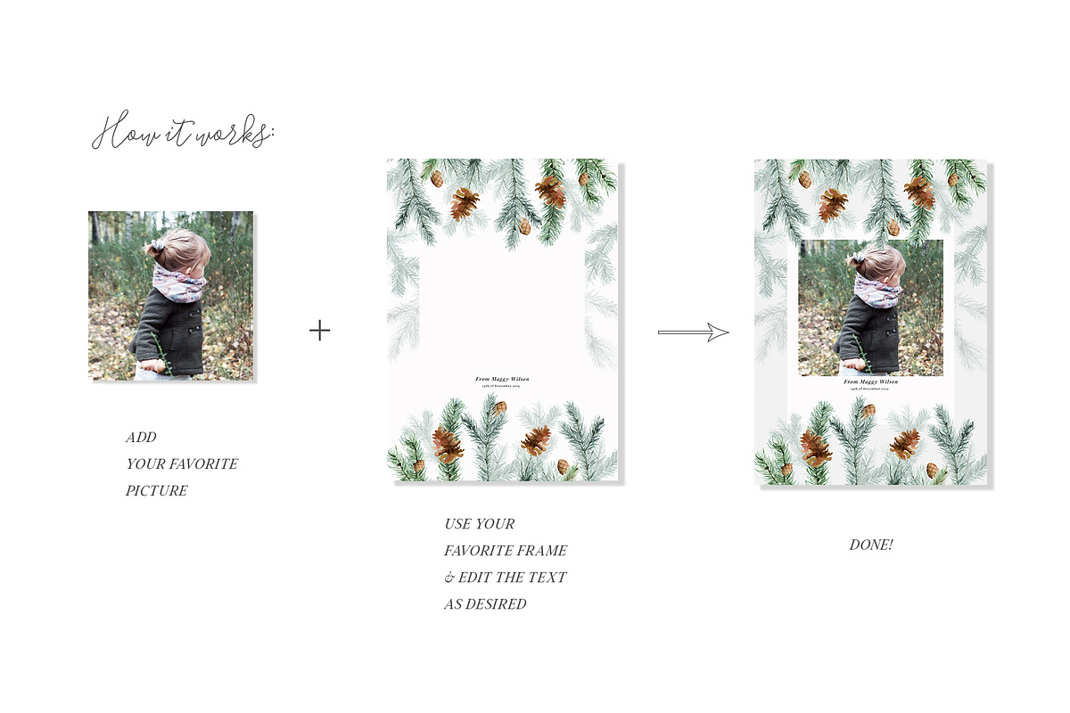 Winter Greenery Watercolor Graphics, an Illustration by studioequinox (Photo 18 of 20)