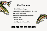 Fishing Design Collection, a Branding & Logo Template by cd-design.co (Thumbnail 8 of 8)